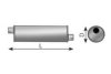 MAN 81151010178 Middle Silencer, universal